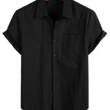 Black Men's Casual Shirt