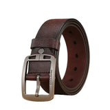 Glen Men's Belt – Genuine Cowhide, Modern Vintage Style
