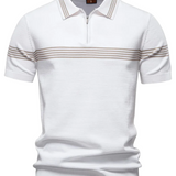 Men's Striped Polo Shirt