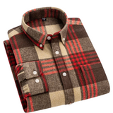 Classic Men's Plaid Cotton Shirt