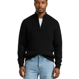 Men's Cotton Zip Sweater