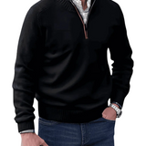 Men's Casual Zip-Front Sweater