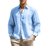 Men's Casual Linen Shirt