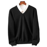Elegant Men's V-Neck Sweater