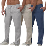 Men's Elegant Linen-Blend Summer Pants