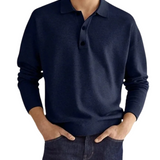 Men's Elegant Polo Collar Sweater