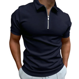 Men's Zip Polo Shirt