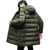 Long Slim-Fit Men's Winter Jacket