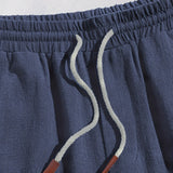 Casual Men's Linen-Blend Shorts