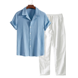 Men's Short Sleeve Shirt Set