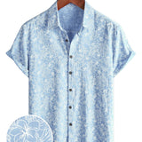Light Blue Men's Hawaiian Shirt