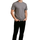 Men's Iron Grey Cotton T-Shirt
