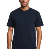 Men's Navy Cotton T-Shirt