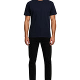 Men's Navy Cotton T-Shirt