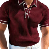 Lyle Men's Ribbed Polo Shirt