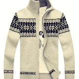 Elegant Men's Knit Cardigan