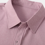Allan Men's Short Sleeve Solid Colour Shirt