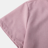 Allan Men's Short Sleeve Solid Colour Shirt
