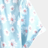Men's Hawaiian Shirt with Daisies