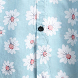 Men's Hawaiian Shirt with Daisies