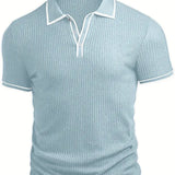 Lyle Men's Ribbed Polo Shirt
