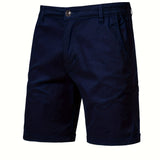 Elegant Men's Cotton Shorts
