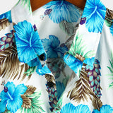 Men's Blue Tropical Hawaiian Shirt