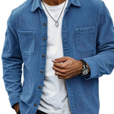 Casual Men's Corduroy Cardigan