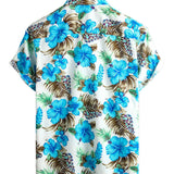 Men's Blue Tropical Hawaiian Shirt