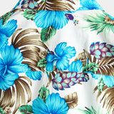 Men's Blue Tropical Hawaiian Shirt