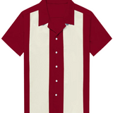 Russell Men's Retro Camp Collar Short Sleeve Shirt