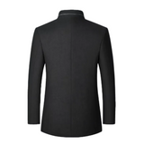 Elegant Men's Wool Blend Coat