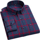 Men's Casual Check Cotton Shirt