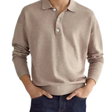 Men's Elegant Polo Collar Sweater