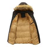 Stylish Quilted Men's Fleece Winter Jacket