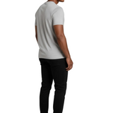 Men's Silver Grey Slim Fit T-Shirt