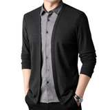 Men's 2-in-1 Shirt Cardigan