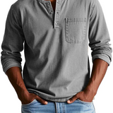 Men's Vintage-Style Polo Shirt