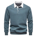 Russell Men's Polo Collar Sweater