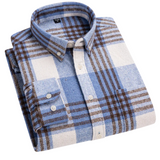 Classic Men's Plaid Cotton Shirt