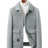 Men's Elegant Soft-Cut Overcoat