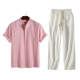 Men's Linen Set: Shirt and Pants