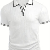 Lyle Men's Ribbed Polo Shirt
