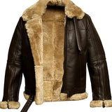 Gordon Men's Elegant Shearling-Lined Leather Jacket
