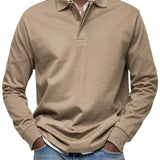 Brian Men's Long Sleeve Polo Shirt