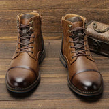 Men's Classic Leather Ankle Boots