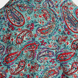 Men's Green Vintage Paisley Shirt