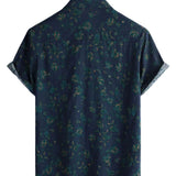 Men's Boho Retro Floral Shirt
