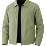 Men's Lightweight Twill Jacket – Pea Green