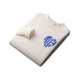 Glen Men's Heart Motif Sweater